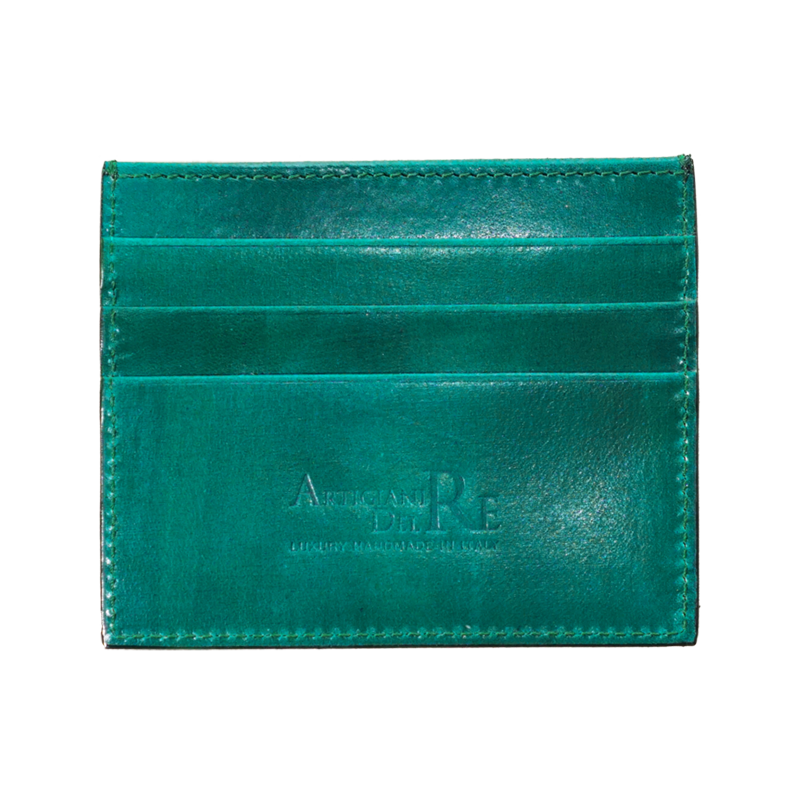 Emerald – Portacarte Cuoio Pennellato