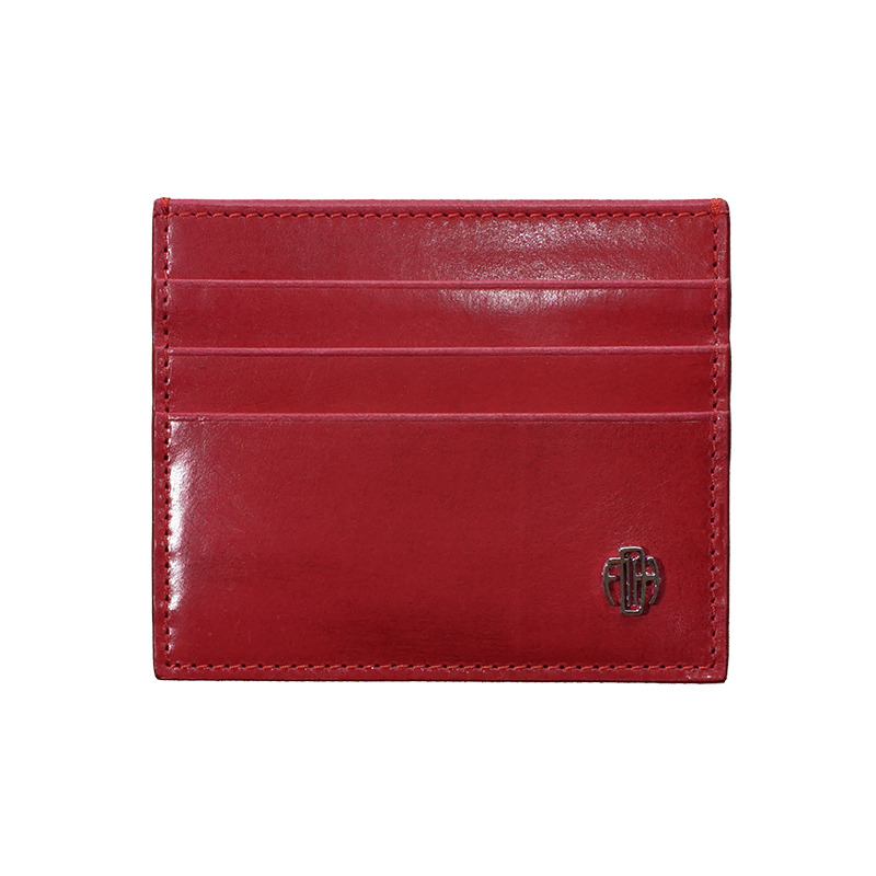 Red Pepper – Brushed Leather Card Holder
