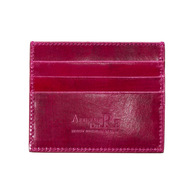 Tuscan Wine – Brushed Leather Card Holder