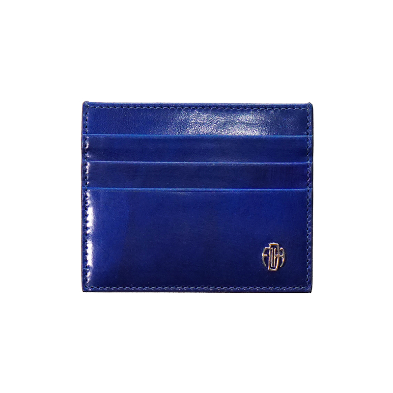 Purple Plum – Brushed Leather Card Holder