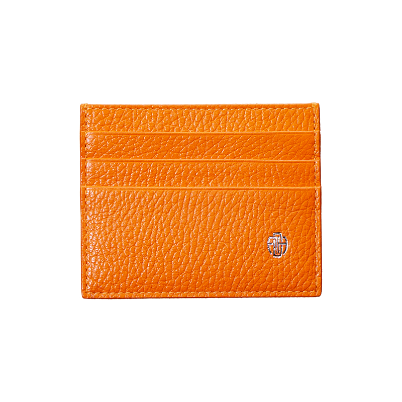 Sicily Orange – Hammered Card Holder