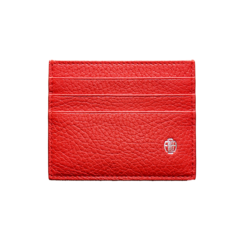 Red Pepper – Hammered Card Holder